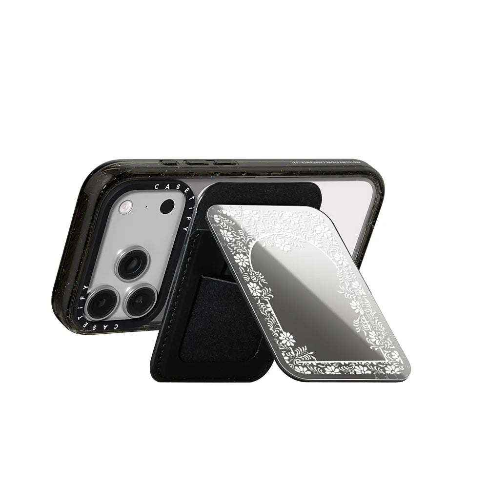 NMK Chrysanthemum Scroll Snappy Cardholder Stand