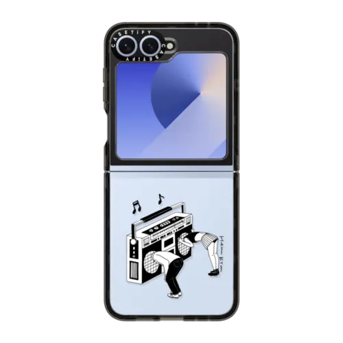 Radiohead | Galaxy Z Flip6 / Impact Case / Black | Image 1