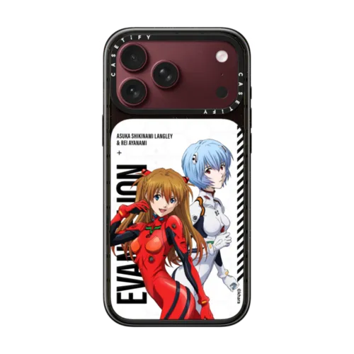 Rei & Asuka Case | iPhone 18 Pro Max / Impact Case MagSafe Compatible - Glossy / Glossy Black | Image 1