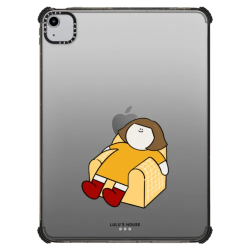 Hi I Am Lulu by Lulu iPad | iPad Air (4th/5th gen) / iPad Impact Case / Black | Image 1
