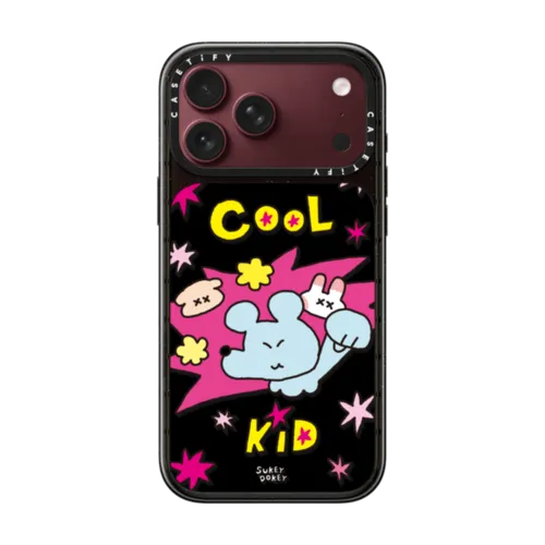 Sukeydokey Cool Kid Phone Case | iPhone 18 Pro Max / Impact Case MagSafe Compatible - Glossy / Glossy Black | Image 1