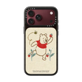 Winnie The Pooh & Friends Embroidered Phone Case - Winnie The Pooh - With Background | iPhone 18 Pro Max / Impact Case MagSafe Compatible - Glossy / Glossy Black | Image 1