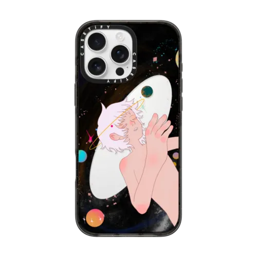 Falling into space | iPhone 16 Pro Max / Impact Case / Black | Image 1