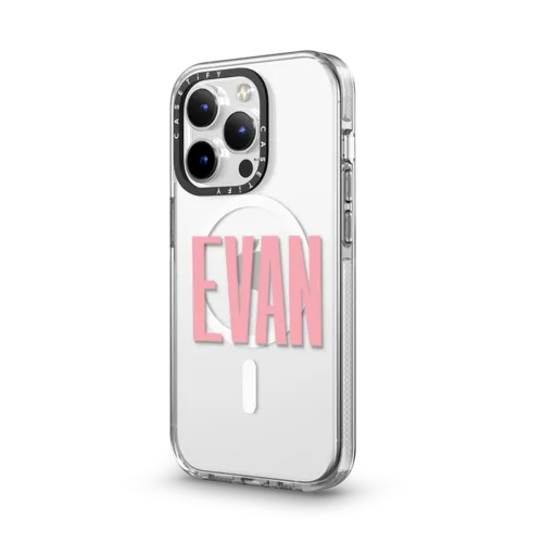 Custom Phone Case | iPhone 13 Pro / Impact Clear Case MagSafe Compatible / Clear | Image 2