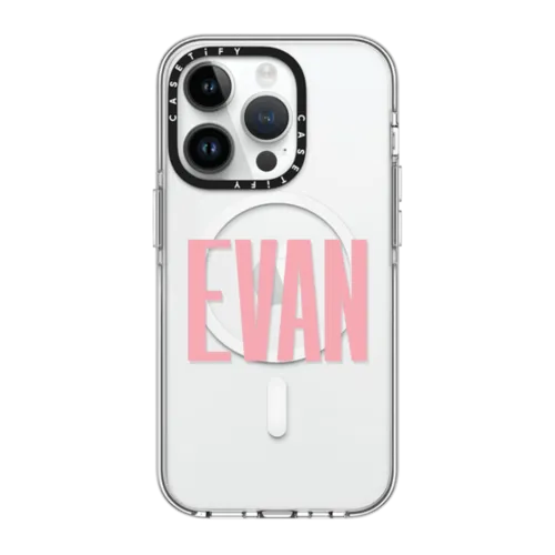 Custom Phone Case | iPhone 14 Pro / Impact Clear Case MagSafe Compatible / Clear | Image 1