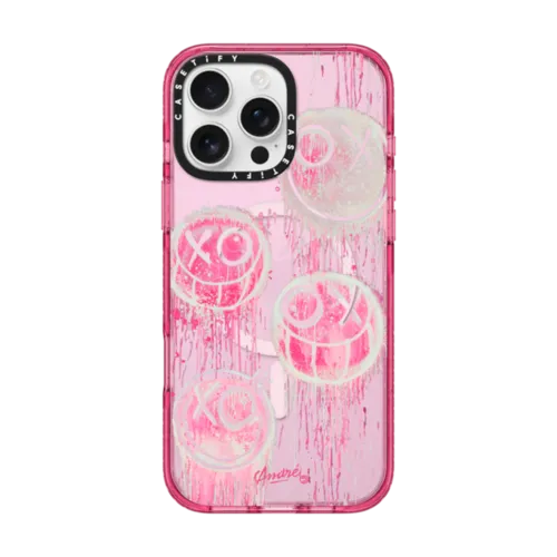 Mr. A Dripping | iPhone 16 Pro Max / Impact Case MagSafe Compatible / Pink Fizz | Image 1