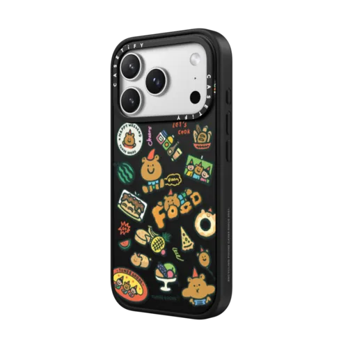 Food Map | iPhone 17 Pro Max / Impact Case MagSafe Compatible / Matte Black | Image 2