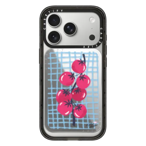 Tomatoes | Snappy Cardholder Stand / Snappy Mirror Cardholder Stand MagSafe Compatible / Silver | Image 1