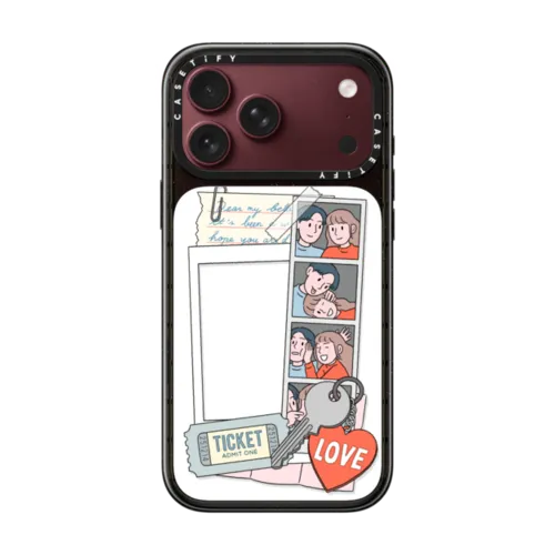 Sundae Kids- Polaroid | iPhone 18 Pro Max / Impact Case MagSafe Compatible - Glossy / Glossy Black | Image 1