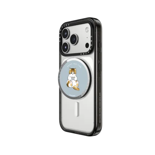 Happy Tea Time Snappy Grip Stand | Snappy Grip Stand / Snappy Mirror Grip Stand MagSafe Compatible / Silver | Image 2