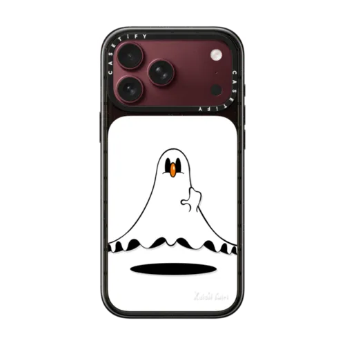 Moony ghost | iPhone 18 Pro Max / Impact Case MagSafe Compatible - Glossy / Glossy Black | Image 1