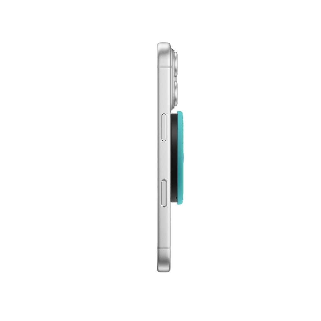 Snappy Ripple Grip Stand MagSafe Compatible - Mint Blue