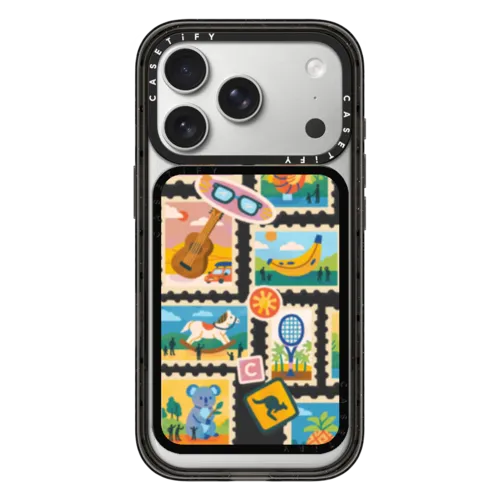 The Big Lap Road Trip | Snappy Cardholder Stand / Snappy Cardholder Stand MagSafe Compatible / Black | Image 1