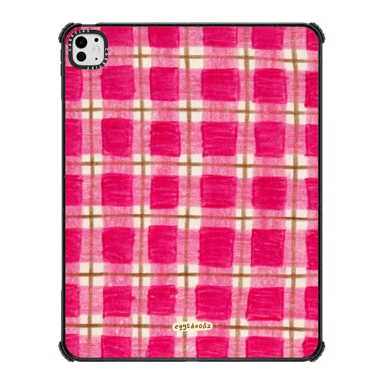 Pink and Brown Plaid | Image 1