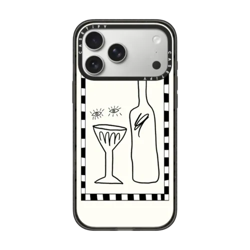 Wine Eyes | iPhone 17 Pro Max / Impact Case MagSafe Compatible / Black | Image 1