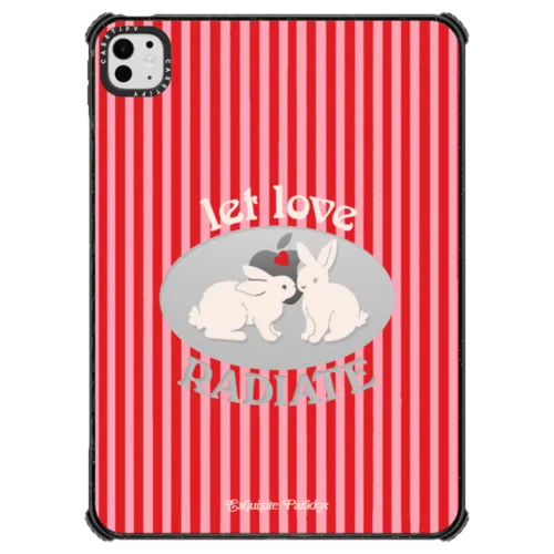 Let Love Radiate | iPad Pro 11-inch (M4/M5) / iPad Impact Case / Black | Image 1