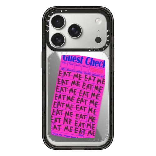 Eat Me | Snappy Cardholder Stand / Snappy Mirror Cardholder Stand MagSafe Compatible / Silver | Image 1