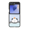 Poya in the onsen | Galaxy Z Flip6 / Impact Case / Black | Image 1
