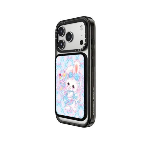 Fancy Bunny | Snappy Cardholder Stand / Snappy Cardholder Stand MagSafe Compatible / Black | Image 2