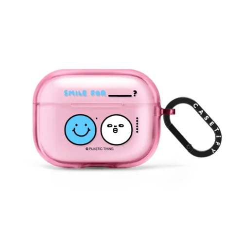 Smile for ____? | AirPods Pro 2 / Earbuds Impact Case / Pink Fizz | Image 1
