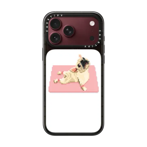 Yogi Frenchie | iPhone 18 Pro Max / Impact Case MagSafe Compatible - Glossy / Glossy Black | Image 1