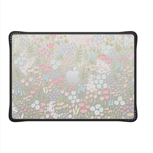 Eleanor by Ivory Paper Co | MacBook Air 15-inch (M2 - M5) / MacBook Impact Case / Black | Image 2