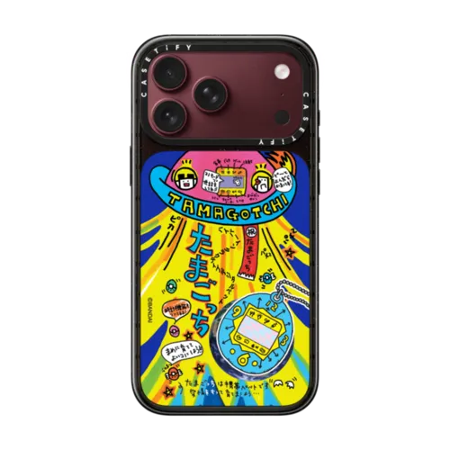 Tamagotchi UFO Case | iPhone 18 Pro Max / Impact Case MagSafe Compatible - Glossy / Glossy Black | Image 1