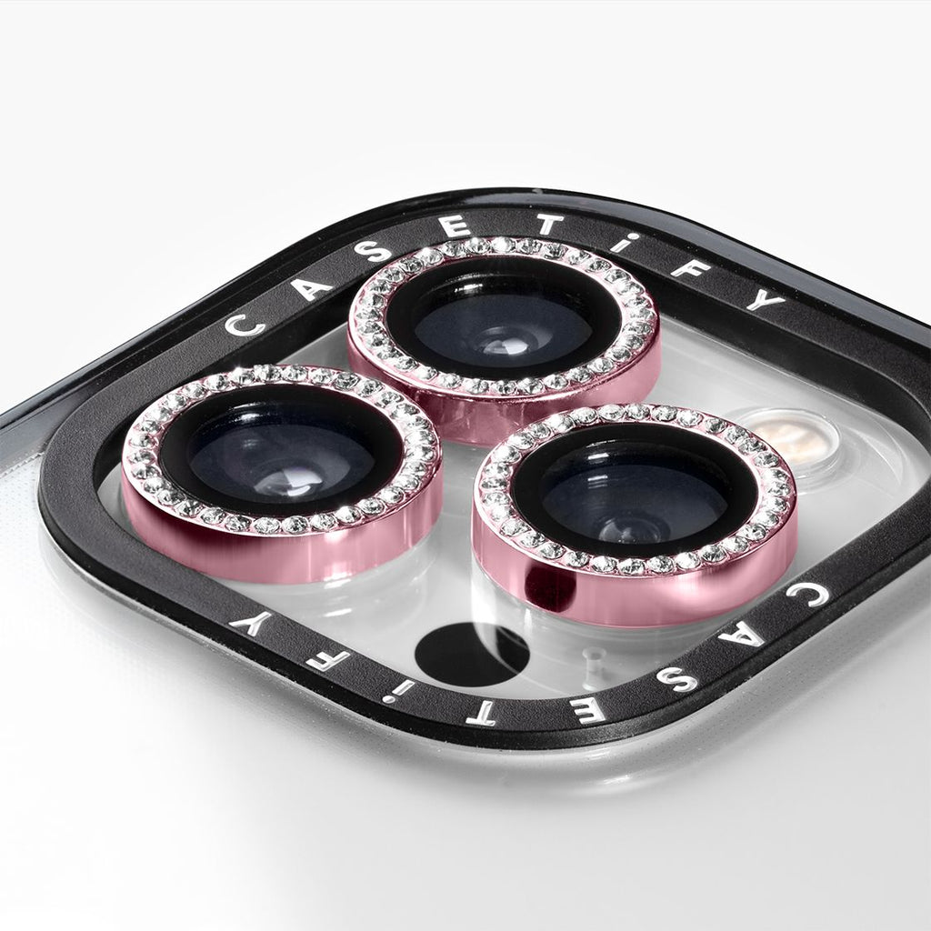 iPhone 16 Pro & 16 Pro Max Camera Lens Gem - Sakura Pink