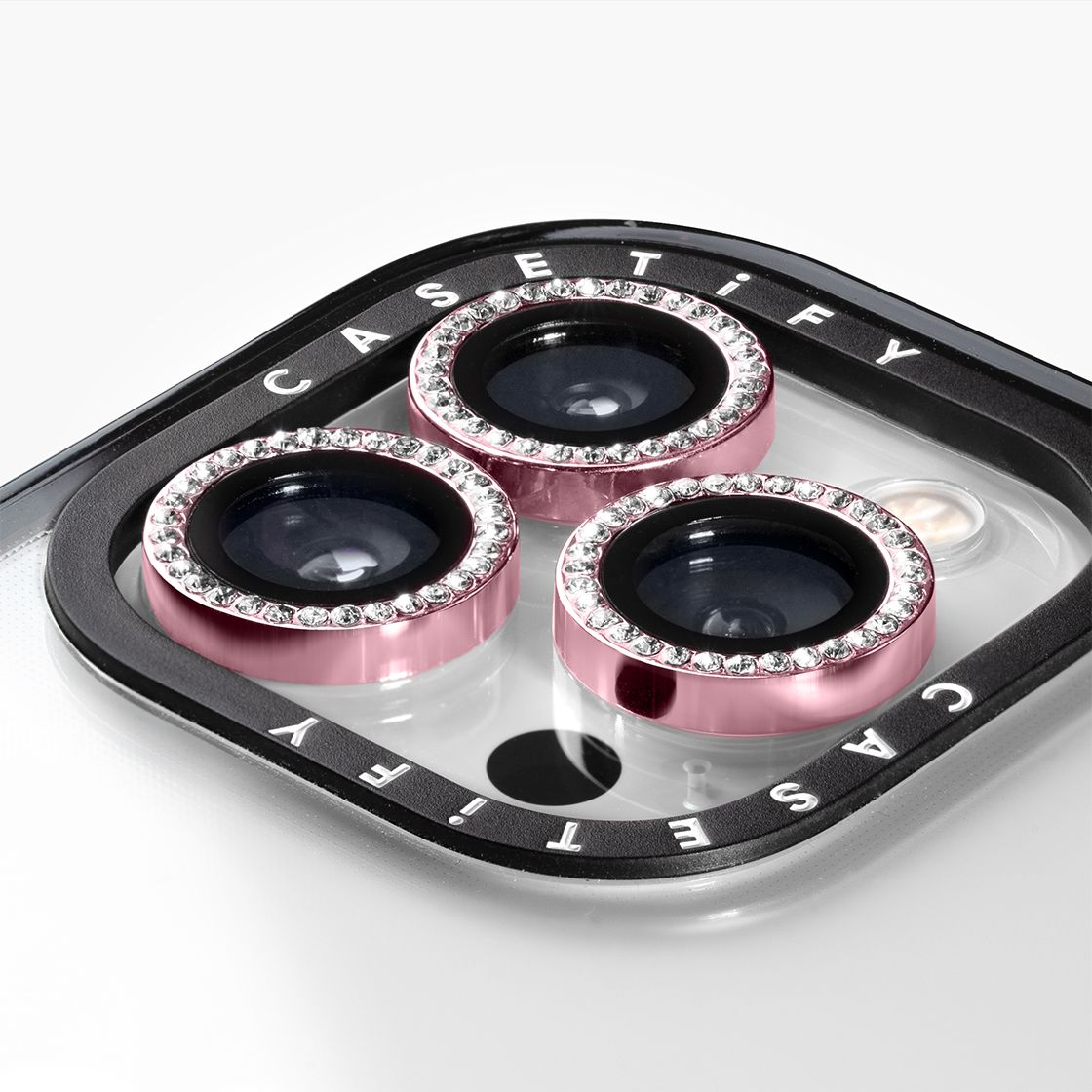 iPhone 16 Pro & 16 Pro Max Camera Lens Gem - Sakura Pink