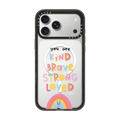 You are LOVED by Laura Jane Illustrations | iPhone 17 Pro Max / Impact Case MagSafe Compatible / Black | Image 1