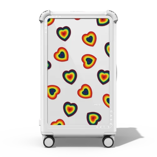 L.O.L | 29" Check-In Trunk Suitcase / Bounce Suitcase / Glossy Cloud White | Image 1