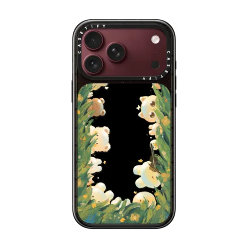 Hello Spring | iPhone 18 Pro Max / Impact Case MagSafe Compatible - Glossy / Glossy Black | Image 1