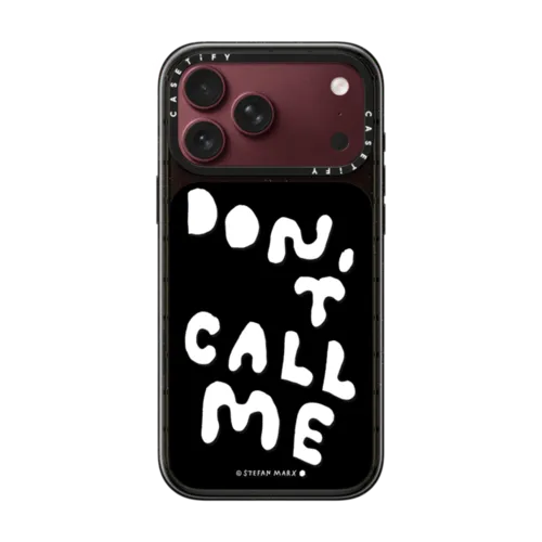 Stefan Marx- Don't Call Me (Clear) | iPhone 18 Pro Max / Impact Case MagSafe Compatible - Glossy / Glossy Black | Image 1