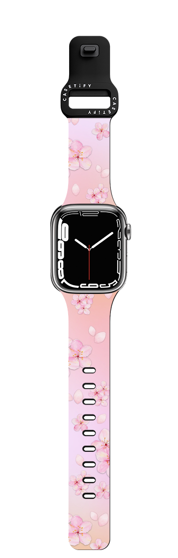 SAKURA CHERRY SATURDAY | Apple Watch Series 7-9 (45mm) / Impact Band / Black | Image 1