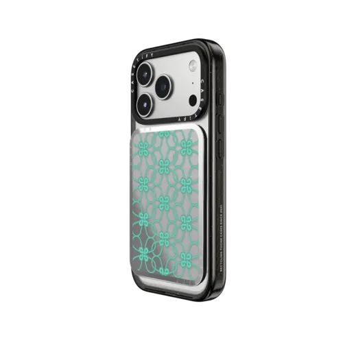 Lucky Clover  | Snappy Cardholder Stand / Snappy Mirror Cardholder Stand MagSafe Compatible / Silver | Image 2