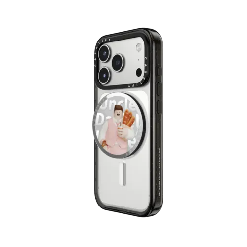 Uncle Daniel in Shanghai MagSafe Grip Stand | Snappy Grip Stand / Snappy Mirror Grip Stand MagSafe Compatible / Silver | Image 2