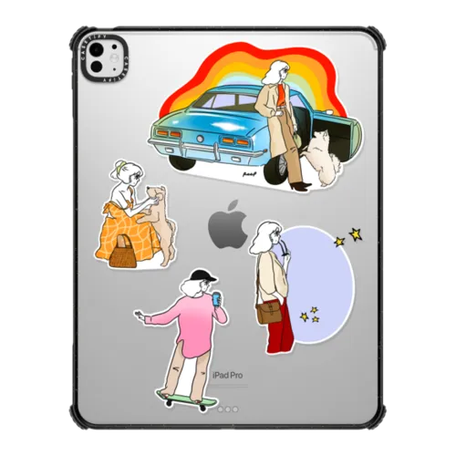 MY ROAD TRIP DIARY | iPad Pro 13-inch (M4/M5) / iPad Impact Case / Black | Image 1