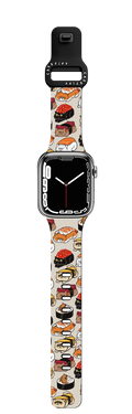 SUSHI PERSIAN CAT | Apple Watch Series 7-9 (45mm) / Impact Band / Black | Image 1