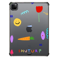 DOODLES | iPad Pro 11-inch (3rd/4th gen) / iPad Impact Case / Black | Image 1