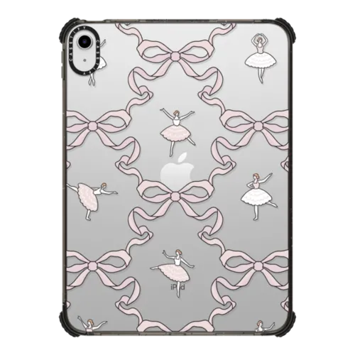 Ballerinas & Bows | iPad 10.9-inch (10th gen) / iPad Impact Case / Black | Image 1