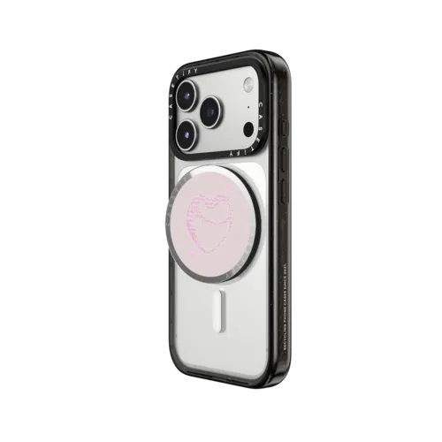 Dreamy Heart - Pink | Snappy Grip Stand / Snappy Mirror Grip Stand MagSafe Compatible / Silver | Image 2