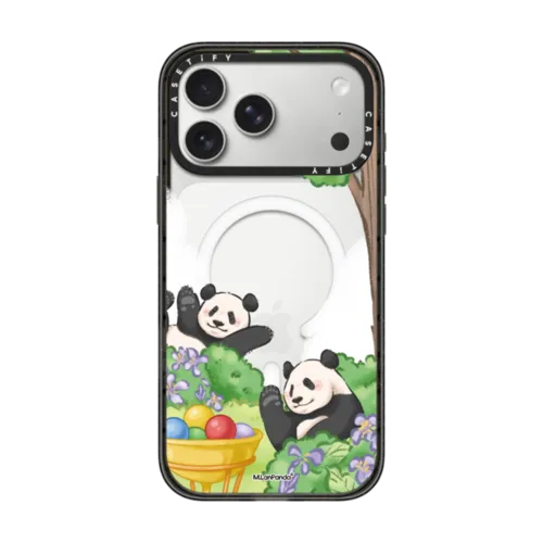 M.LanPanda Hide and Seek Case | iPhone 17 Pro Max / Impact Case MagSafe Compatible / Black | Image 1