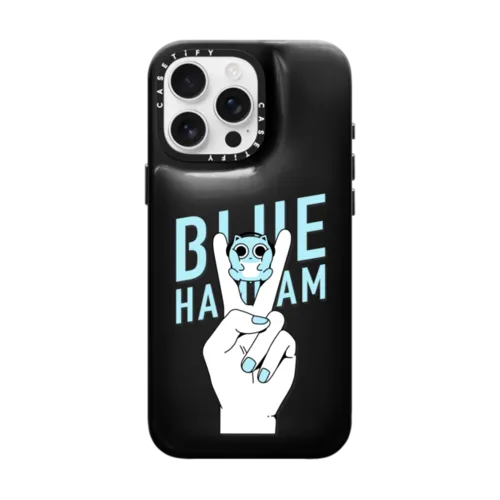 PEACE | iPhone 16 Pro Max / Pillow Case / Phantom Black | Image 1