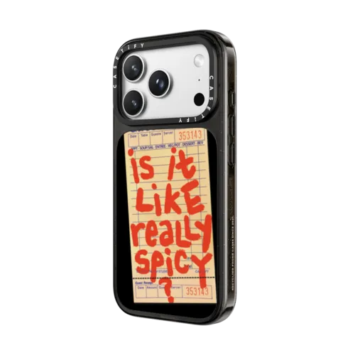 The Like Really Spicy Case | iPhone 18 Pro Max / Impact Case MagSafe Compatible - Glossy / Glossy Black | Image 2