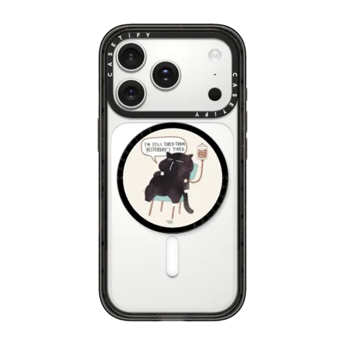 I'm still tired from yesterday's tired | Snappy Grip Stand / Snappy Grip Stand MagSafe Compatible / Black | Image 1