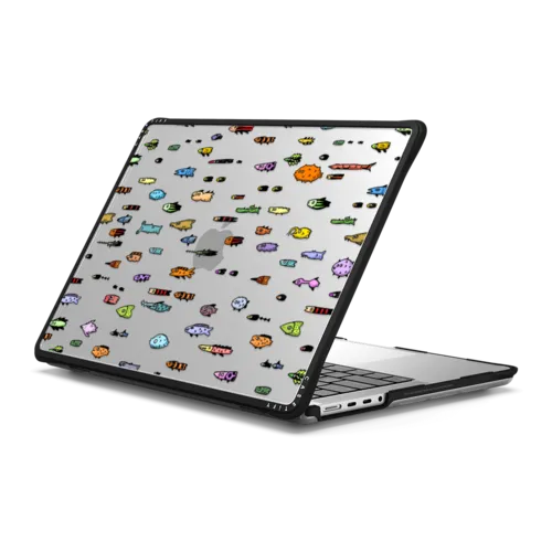 Good Day for a Swim | MacBook Pro 14-inch (M1 - M5) / MacBook Impact Case / Black | Image 1
