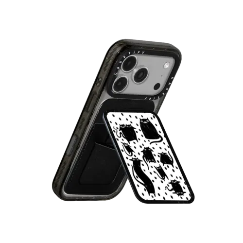 Cat Case | Snappy Cardholder Stand / Snappy Cardholder Stand MagSafe Compatible / Black | Image 3