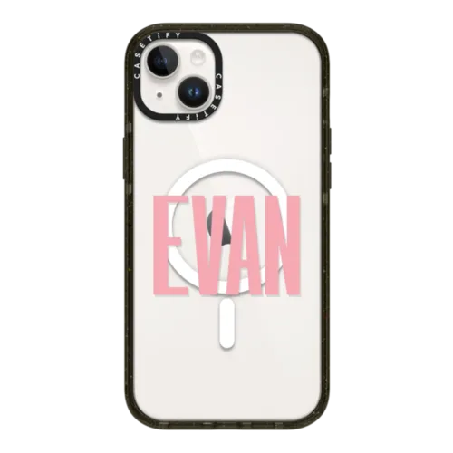 Custom Phone Case | iPhone 14 Plus / Impact Case MagSafe Compatible / Black | Image 1