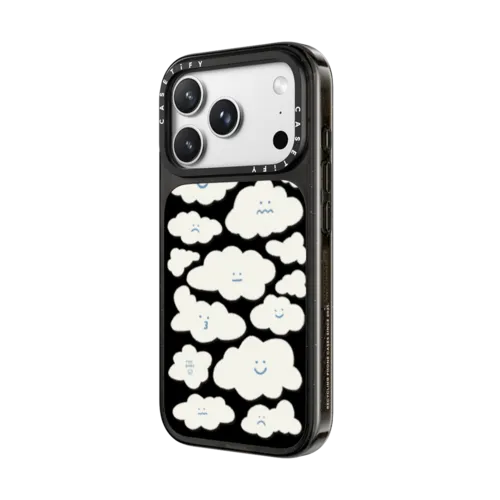 Cute Clouds | iPhone 18 Pro / Impact Case MagSafe Compatible - Glossy / Glossy Black | Image 2