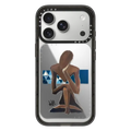 Penseur Senegalais | Snappy Cardholder Stand / Snappy Mirror Cardholder Stand MagSafe Compatible / Silver | Image 1